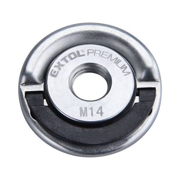 EXTOL PREMIUM MATICE RYCHLOUPÍNACÍ PRO ÚHLOVÉ BRUSKY, M14, DO 1000W, 8898050 - UPÍNACÍ MATICE{% if zbozi.kategorie.adresa_nazvy[0] != zbozi.kategorie.nazev %} - PŘÍSLUŠENSTVÍ{% endif %}