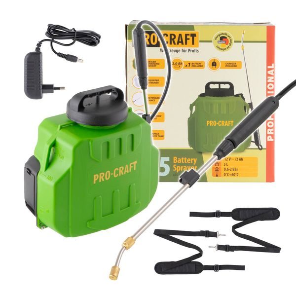 AKU POSTŘIKOVAČ PROCRAFT AS5 | AS5 PROCRAFT - AKU POSTŘIKOVAČE{% if zbozi.kategorie.adresa_nazvy[0] != zbozi.kategorie.nazev %} - ZAHRADA{% endif %}