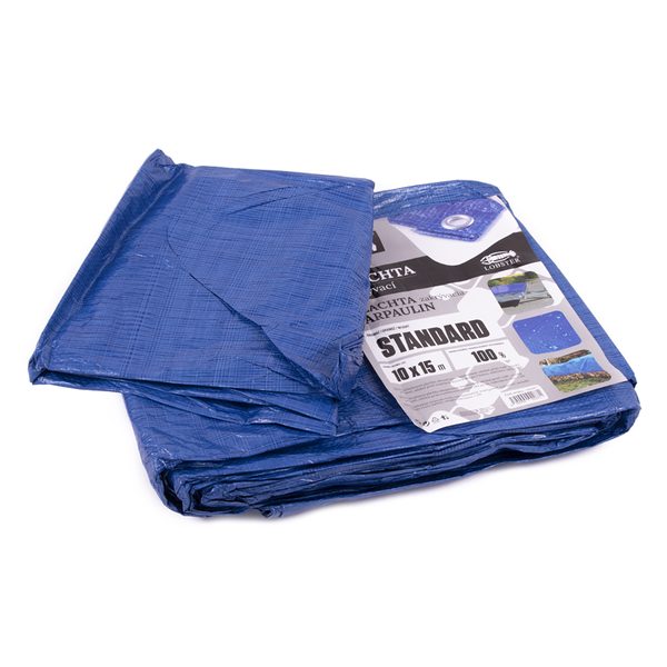 PLACHTA STANDARD MODRÁ 10X15M - PLACHTY STANDARD{% if zbozi.kategorie.adresa_nazvy[0] != zbozi.kategorie.nazev %} - DÍLNA A GARÁŽ{% endif %}