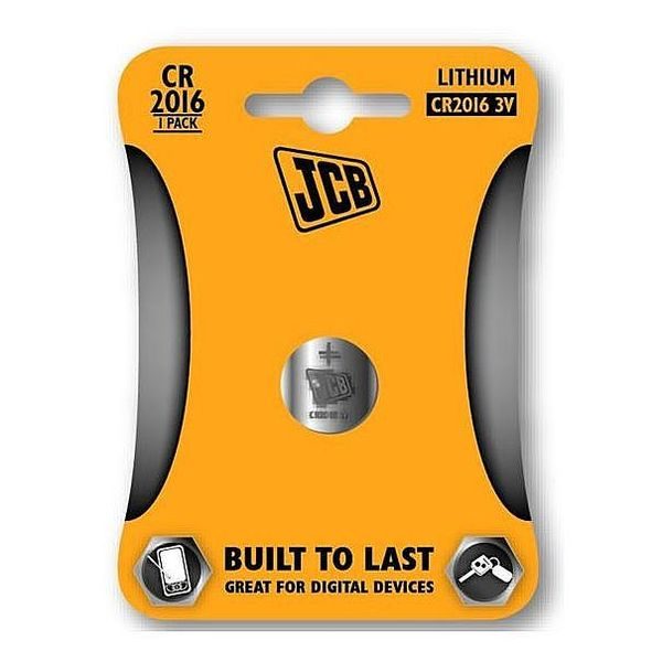 JCB KNOFLÍKOVÁ LITHIOVÁ BATERIE CR2016, BLISTR 1KS - BATERIE AA, AAA, 9V ...{% if zbozi.kategorie.adresa_nazvy[0] != zbozi.kategorie.nazev %} - DŮM A DOMÁCNOST, ELEKTRO..{% endif %}