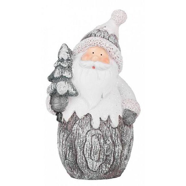 POSTAVIČKA SANTA DRŽÍCÍ STROMEČEK, POLYRESIN, 15CM - POSTAVIČKY{% if zbozi.kategorie.adresa_nazvy[0] != zbozi.kategorie.nazev %} - DŮM A DOMÁCNOST, ELEKTRO..{% endif %}