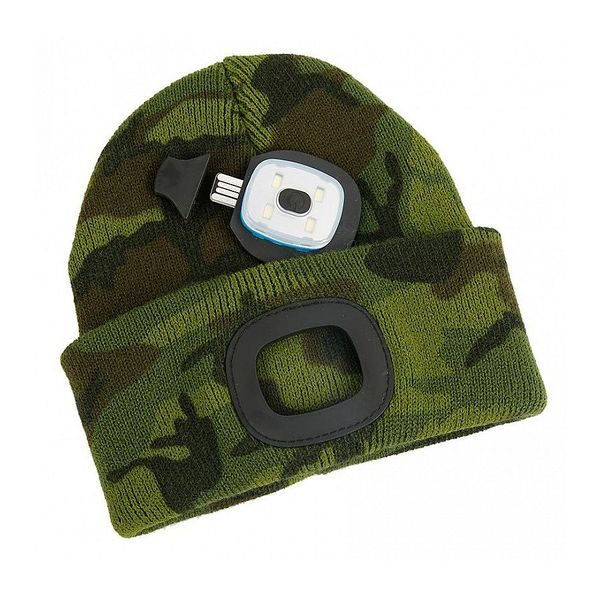 ČEPICE LED DĚTSKÁ, 4X SMD LED, USB NABÍJENÍ, KAMUFLÁŽ, M - ČEPICE, KŠILTOVKY, PONOŽKY A JINÉ{% if zbozi.kategorie.adresa_nazvy[0] != zbozi.kategorie.nazev %} - PŘÍSLUŠENSTVÍ{% endif %}
