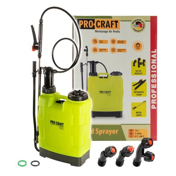 RUČNÍ POSTŘIKOVAČ PROCRAFT HS-12 | HS-12 PROCRAFT - POSTŘIKOVAČE{% if zbozi.kategorie.adresa_nazvy[0] != zbozi.kategorie.nazev %} - ZAHRADA{% endif %}