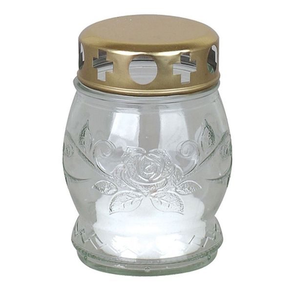 KAHAN GRAVE ČIRÉ SKLO, 25G, 6-8H, 10CM - SVÍČKY, SVÍCNY A JINÉ{% if zbozi.kategorie.adresa_nazvy[0] != zbozi.kategorie.nazev %} - DŮM A DOMÁCNOST, ELEKTRO..{% endif %}