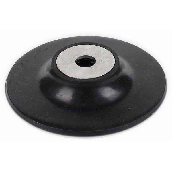 KREATOR KRT259001 PODKLADOVÁ DESKA PRO ÚHLOVÉ BRUSKY 115 MM - M14 FLEX - BRUSNÉ TALÍŘE (NOSIČ BRUSNÝCH VÝSEKŮ){% if zbozi.kategorie.adresa_nazvy[0] != zbozi.kategorie.nazev %} - PŘÍSLUŠENSTVÍ{% endif %}