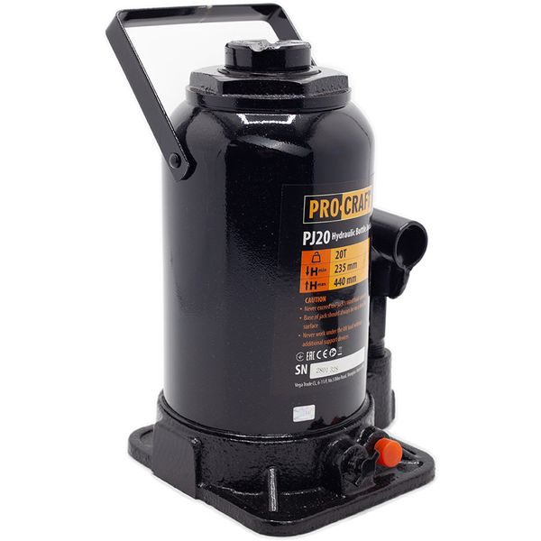 HYDRAULICKÝ ZVEDÁK PROCRAFT PJ20 | PJ20 PROCRAFT - ZVEDÁKY{% if zbozi.kategorie.adresa_nazvy[0] != zbozi.kategorie.nazev %} - DÍLNA A GARÁŽ{% endif %}