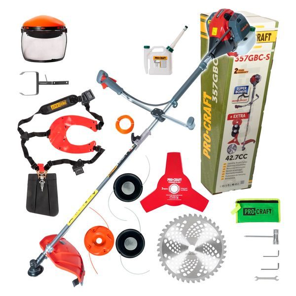 BENZÍNOVÝ KŘOVINOŘEZ PROCRAFT 357GBC-S S DĚLITELNOU HŘÍDELÍ | 357GBC-S PROCRAFT - 2-TAKTNÍ KŘOVINOŘEZY{% if zbozi.kategorie.adresa_nazvy[0] != zbozi.kategorie.nazev %} - ZAHRADA{% endif %}