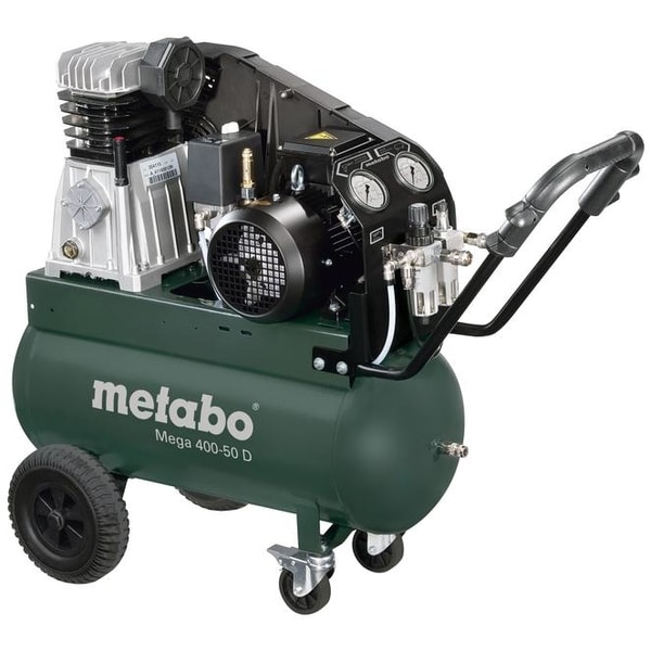 METABO MEGA 400-50 D - OLEJOVÉ KOMPRESORY{% if zbozi.kategorie.adresa_nazvy[0] != zbozi.kategorie.nazev %} - PNEU NÁŘADÍ{% endif %}