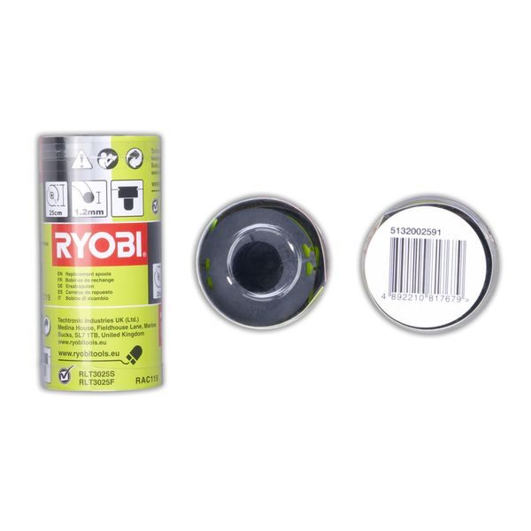 RYOBI RAC 119 3 X STRUNOVÁ CÍVKA ( 1,2 MM ) - STRUNOVÉ HLAVY ND{% if zbozi.kategorie.adresa_nazvy[0] != zbozi.kategorie.nazev %} - ZAHRADA{% endif %}