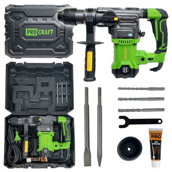 KOMBINOVANÉ VRTACÍ A SEKACÍ KLADIVO PROCRAFT BH1800 | BH1800 PROCRAFT - KOMB. KLADIVA SDS +{% if zbozi.kategorie.adresa_nazvy[0] != zbozi.kategorie.nazev %} - ELEKTRICKÉ NÁŘADÍ{% endif %}