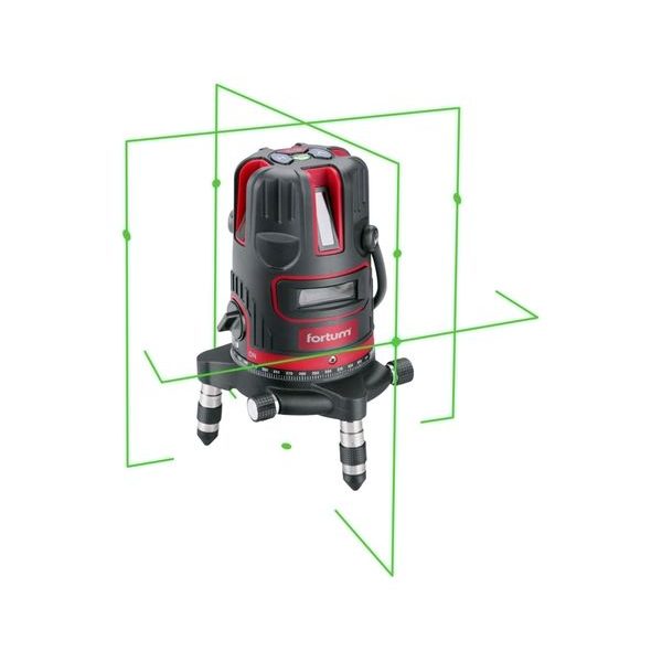 FORTUM LASER ZELENÝ LINIOVÝ, KŘÍŽOVÝ SAMONIVELAČNÍ, 4780211 - LINIOVÉ LASERY{% if zbozi.kategorie.adresa_nazvy[0] != zbozi.kategorie.nazev %} - MĚŘÍCÍ TECHNIKA{% endif %}