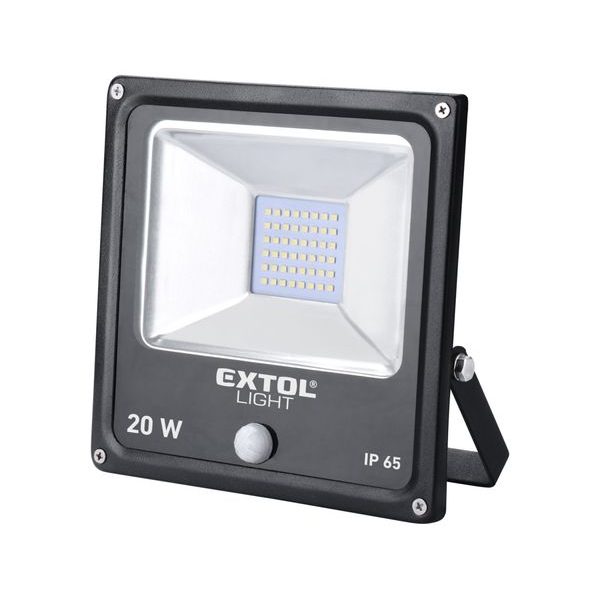 EXTOL LIGHT REFLEKTOR LED S POHYBOVÝM ČIDLEM, 1500LM, ECONOMY, 43232 - LED SVĚTLA{% if zbozi.kategorie.adresa_nazvy[0] != zbozi.kategorie.nazev %} - SVÍTIDLA{% endif %}