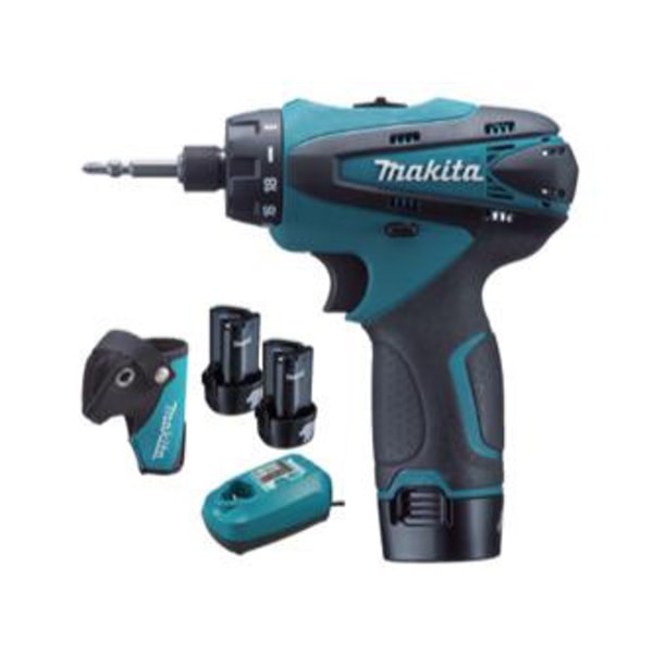 MAKITA DF030DWE - AKU ŠROUBOVÁK 1/4" LI-ION 10,8V/1,3AH - AKU ŠROUBOVÁK 3,6 - 10.8 V{% if zbozi.kategorie.adresa_nazvy[0] != zbozi.kategorie.nazev %} - AKU NÁŘADÍ{% endif %}