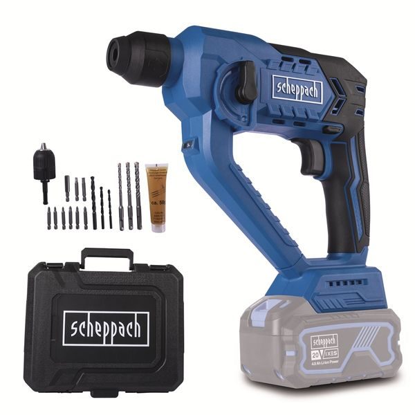 SCHEPPACH C-RHD130-X AKU 20 V IXES VRTACÍ KLADIVO SDS PLUS 3V1 S PŘÍKLEPEM, KUFREM A PŘÍSLUŠENSTVÍM (BEZ BATERIE A NABÍJEČKY) - AKU VRTACÍ, SEKACÍ A KOMBINOVANÁ KLADIVA{% if zbozi.kategorie.adresa_nazvy[0] != zbozi.kategorie.nazev %} - AKU NÁŘADÍ{% endif %}