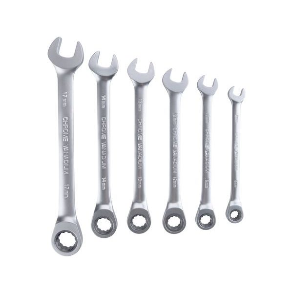 TOTAL KLÍČE RÁČNOVÉ OČKOPLOCHÉ, SADA 6KS, 8-17MM, INDUSTRIAL, THT102RK566 - KLÍČE OČKO-RÁČNA/OTEVŘENÝ{% if zbozi.kategorie.adresa_nazvy[0] != zbozi.kategorie.nazev %} - RUČNÍ NÁŘADÍ{% endif %}