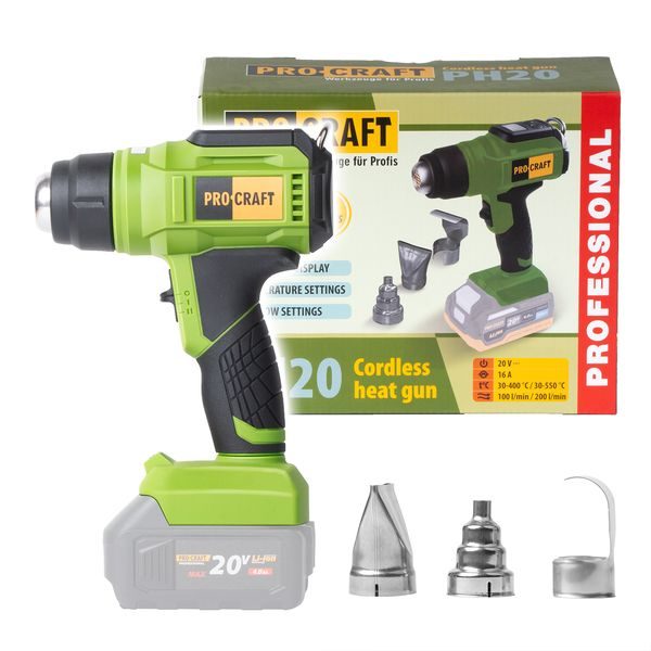 AKU HORKOVZDUŠNÝ PISTOL PROCRAFT PH20BB (BEZ BATERIE A NABÍJEČKY) | PH20BB PROCRAFT - AKU SPECIALITY{% if zbozi.kategorie.adresa_nazvy[0] != zbozi.kategorie.nazev %} - AKU NÁŘADÍ{% endif %}