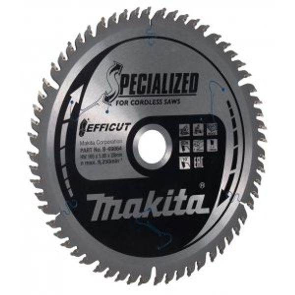 MAKITA B-69864 - KOTOUČ PILOVÝ DŘEVO EFFICUT 165X1.85X20MM 60Z = OLD B-69858 - PILOVÉ KOTOUČE EFFICUT{% if zbozi.kategorie.adresa_nazvy[0] != zbozi.kategorie.nazev %} - MAKITA-SHOP{% endif %}