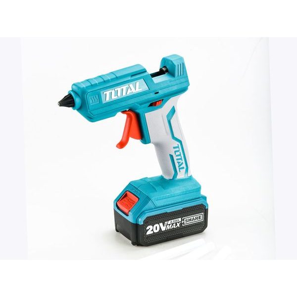 TOTAL PISTOLE TAVNÁ LEPICÍ AKU 20V LI-ION, 11,2MM, BEZ BATERIE A NABÍJEČKY, TGGLI2001 - ZNAČKA TOTAL{% if zbozi.kategorie.adresa_nazvy[0] != zbozi.kategorie.nazev %} - ELEKTRICKÉ NÁŘADÍ{% endif %}