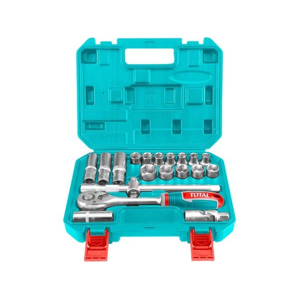 TOTAL HLAVICE NÁSTRČNÉ, SADA 20KS, 1,2", INDUSTRIAL, CR-V(50BV30), TEPELNĚ TVRZENO, THT121201 - GOLA SADY{% if zbozi.kategorie.adresa_nazvy[0] != zbozi.kategorie.nazev %} - RUČNÍ NÁŘADÍ{% endif %}