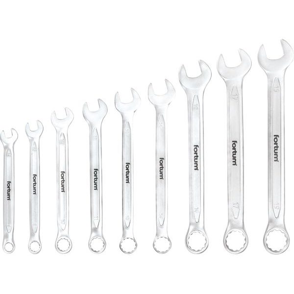 FORTUM KLÍČE OČKOPLOCHÉ, SADA 9KS, 6-19MM, 4730202 - KLÍČE OČKO/OTEVŘENÉ{% if zbozi.kategorie.adresa_nazvy[0] != zbozi.kategorie.nazev %} - RUČNÍ NÁŘADÍ{% endif %}