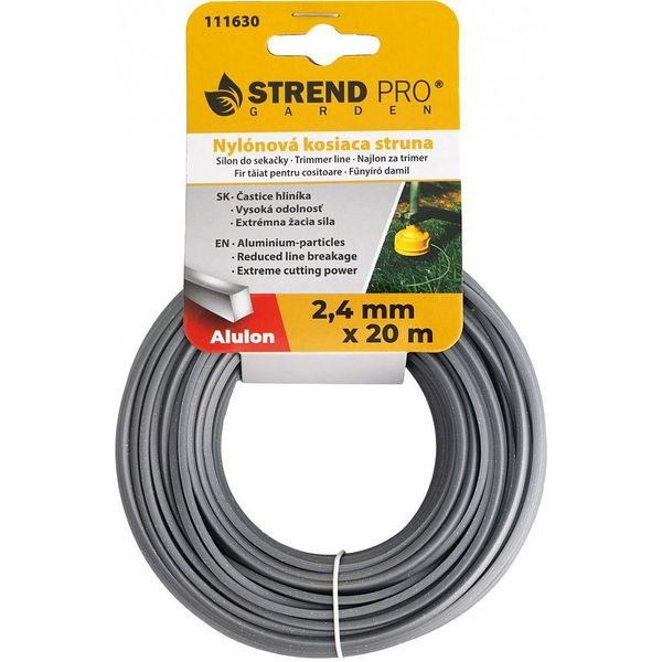 STRUNA ALULON ADQ 2,4MM, 20M, HRANATÁ - 2,4MM{% if zbozi.kategorie.adresa_nazvy[0] != zbozi.kategorie.nazev %} - ZAHRADA{% endif %}