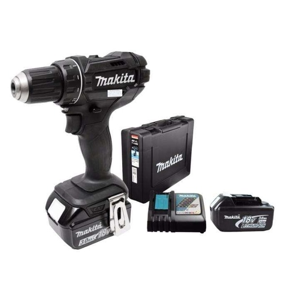 MAKITA DDF482RFEB - AKU VRTACÍ ŠROUBOVÁK ČERNÝ LI-ION LXT 18V/3,0 AH - AKU ŠROUBOVÁK 18V - 20V{% if zbozi.kategorie.adresa_nazvy[0] != zbozi.kategorie.nazev %} - AKU NÁŘADÍ{% endif %}