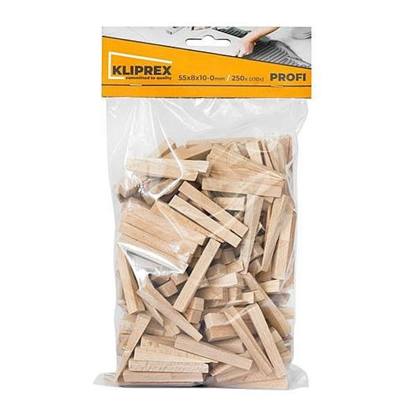 KLÍNKY DŘEVĚNÉ BK 55X8X10-0, 250KS - ŘEZAČKY OBKLADŮ A DLAŽBY + PŘÍSLUŠENSTVÍ{% if zbozi.kategorie.adresa_nazvy[0] != zbozi.kategorie.nazev %} - STAVEBNÍ TECHNIKA{% endif %}