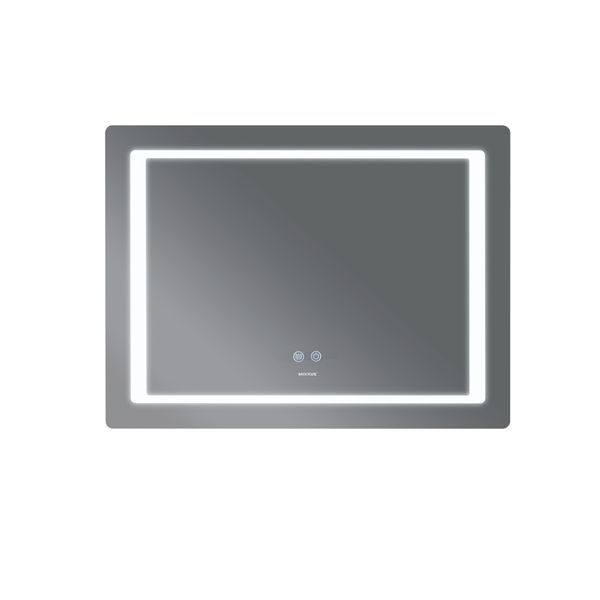 KOUPELNOVÉ ZRCADLO S LED OSVĚTLENÍM, PROTIZAMLŽOVACÍ FUNKCÍ A REGULACÍ JASU, MR13-80×60-REVERSE STYL | MR13-80×60-REVERSE STYLE PROCRAFT - ZRCADLA{% if zbozi.kategorie.adresa_nazvy[0] != zbozi.kategorie.nazev %} - SANITA{% endif %}