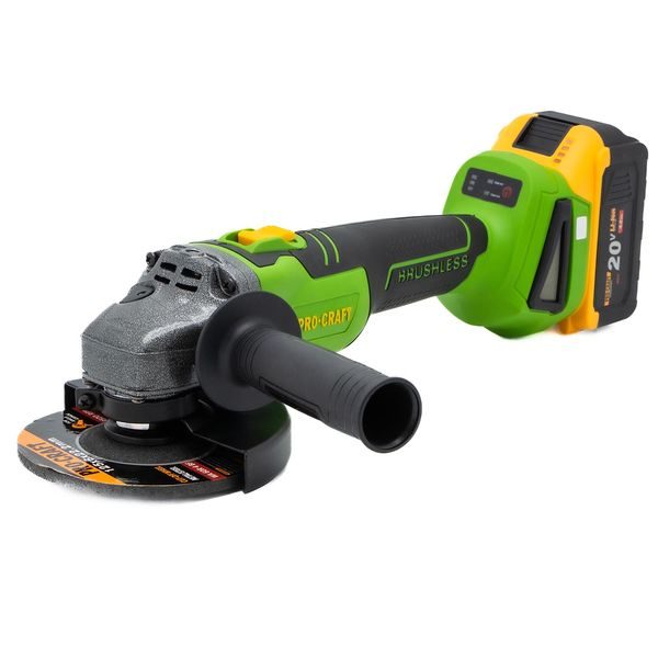 AKU BRUSKA PROCRAFT PWA216, BEZ AKU BATERIÍ | PWA216 BB PROCRAFT - AKU UHLOVÉ BRUSKY{% if zbozi.kategorie.adresa_nazvy[0] != zbozi.kategorie.nazev %} - AKU NÁŘADÍ{% endif %}