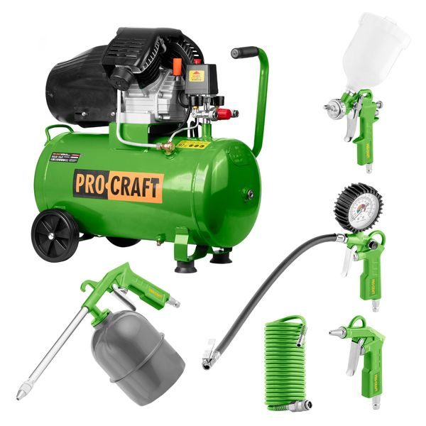 KOMPRESOR PROCRAFT AC50-2 | AC50-2 PROCRAFT - OLEJOVÉ KOMPRESORY{% if zbozi.kategorie.adresa_nazvy[0] != zbozi.kategorie.nazev %} - PNEU NÁŘADÍ{% endif %}