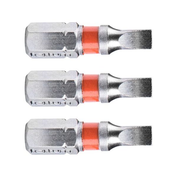 FORTUM HROT PLOCHÝ SADA 3KS, 4X25MM, S2, 4741104 - STANDARDNÍ BITY PŘÍMÉ{% if zbozi.kategorie.adresa_nazvy[0] != zbozi.kategorie.nazev %} - PŘÍSLUŠENSTVÍ{% endif %}