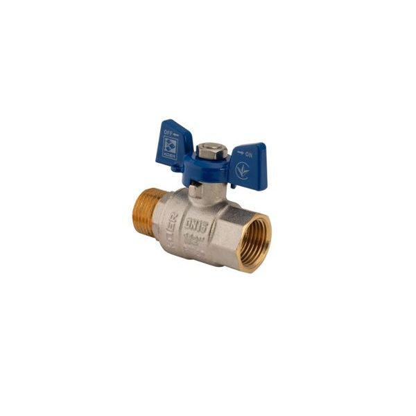 KULOVÝ KOHOUT MOTÝL, MODRÝ, KR.218.B 1/2"FM | KR.218.B 1/2"FM PROCRAFT - PŘÍSLUŠENSTVÍ (KOHOUTY, ŠROUBENÍ,...){% if zbozi.kategorie.adresa_nazvy[0] != zbozi.kategorie.nazev %} - SANITA{% endif %}