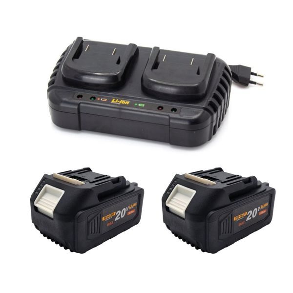 SADA DVĚ BATERIE 20V 4AH PROCRAFT 20/4 A NABÍJEČKA NA DVĚ BATERIE 20/2 | S20-4/20-2 PROCRAFT - PŘÍSLUŠENSTVÍ PROCRAFT{% if zbozi.kategorie.adresa_nazvy[0] != zbozi.kategorie.nazev %} - NÁHRADNÍ DÍLY{% endif %}