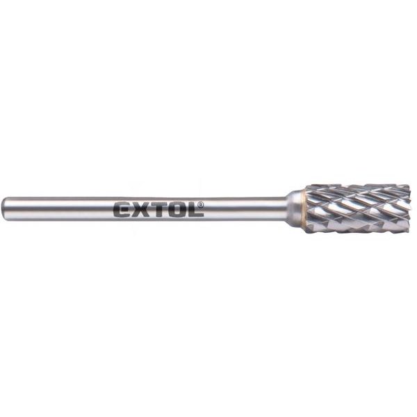 EXTOL INDUSTRIAL FRÉZA KARBIDOVÁ, VÁLCOVÁ S ČELNÍM OZUBENÍM, ⌀6X13MM, ⌀STOPKY 3MM, SEK STŘEDNÍ (DOUBLE-CUT), 8703813 - STOPKOVÉ FRÉZKY{% if zbozi.kategorie.adresa_nazvy[0] != zbozi.kategorie.nazev %} - PŘÍSLUŠENSTVÍ{% endif %}