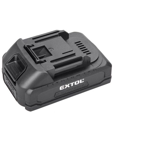 EXTOL ENERGY BATERIE AKUMULÁTOROVÁ, 20V LI-ION, 2AH, 402481 - AKUMULÁTORY, BATERIE{% if zbozi.kategorie.adresa_nazvy[0] != zbozi.kategorie.nazev %} - NÁHRADNÍ DÍLY{% endif %}