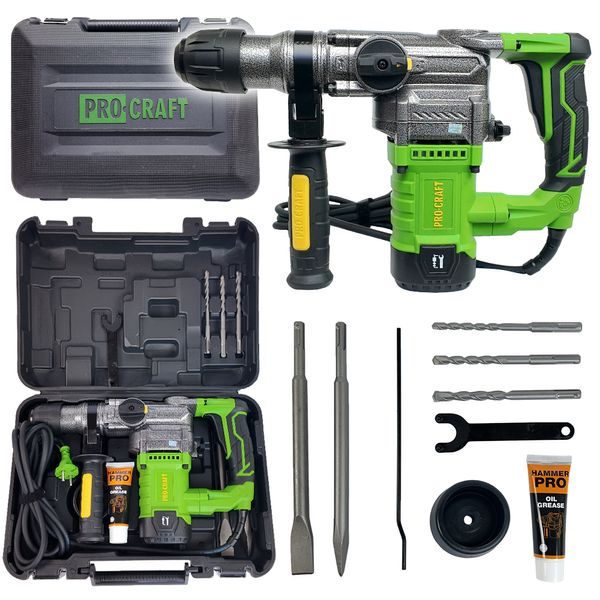 KOMBINOVANÉ VRTACÍ A SEKACÍ KLADIVO PROCRAFT BH1300 | BH1300 PROCRAFT - KOMB. KLADIVA SDS +{% if zbozi.kategorie.adresa_nazvy[0] != zbozi.kategorie.nazev %} - ELEKTRICKÉ NÁŘADÍ{% endif %}