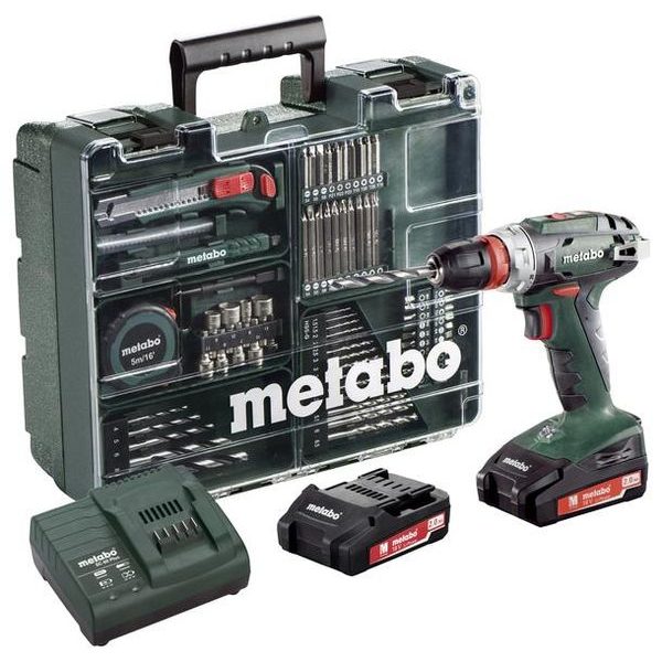 METABO BS 18 QUICK MD 2X2,0 AH 1-10MM# - AKU ŠROUBOVÁK 18V - 20V{% if zbozi.kategorie.adresa_nazvy[0] != zbozi.kategorie.nazev %} - AKU NÁŘADÍ{% endif %}