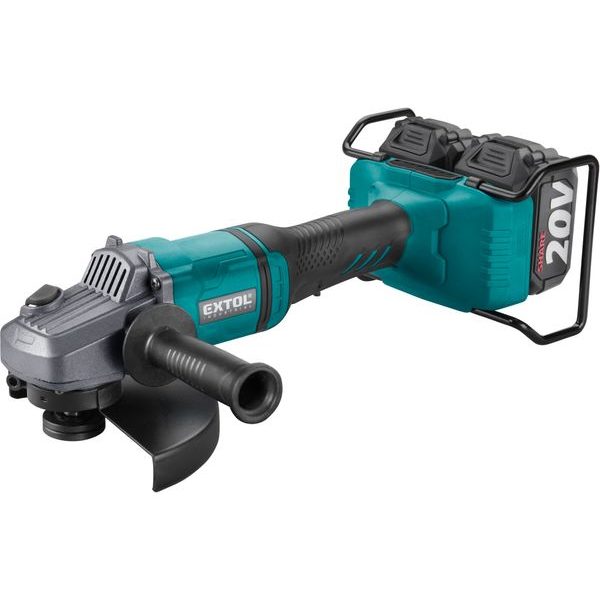 EXTOL INDUSTRIAL BRUSKA ÚHLOVÁ AKU SHARE20V, 150/180MM, BRUSHLESS, 2X4AH, 8791846 - AKU UHLOVÉ BRUSKY{% if zbozi.kategorie.adresa_nazvy[0] != zbozi.kategorie.nazev %} - AKU NÁŘADÍ{% endif %}