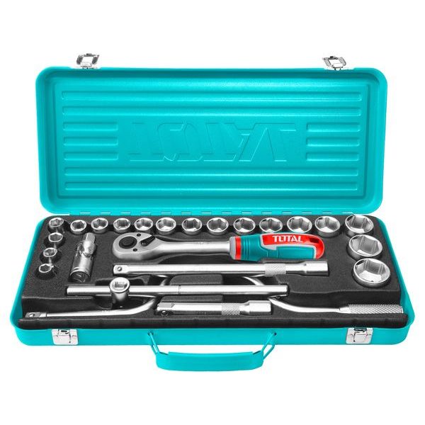 TOTAL HLAVICE NÁSTRČNÉ, SADA 24KS, 1/2", THT141253 - GOLA SADY{% if zbozi.kategorie.adresa_nazvy[0] != zbozi.kategorie.nazev %} - RUČNÍ NÁŘADÍ{% endif %}