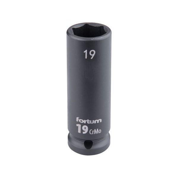 FORTUM HLAVICE NÁSTRČNÁ RÁZOVÁ 1/2", 19MM, L 78MM, CRMOV, 4703219 - RÁZOVÉ HLAVICE{% if zbozi.kategorie.adresa_nazvy[0] != zbozi.kategorie.nazev %} - RUČNÍ NÁŘADÍ{% endif %}