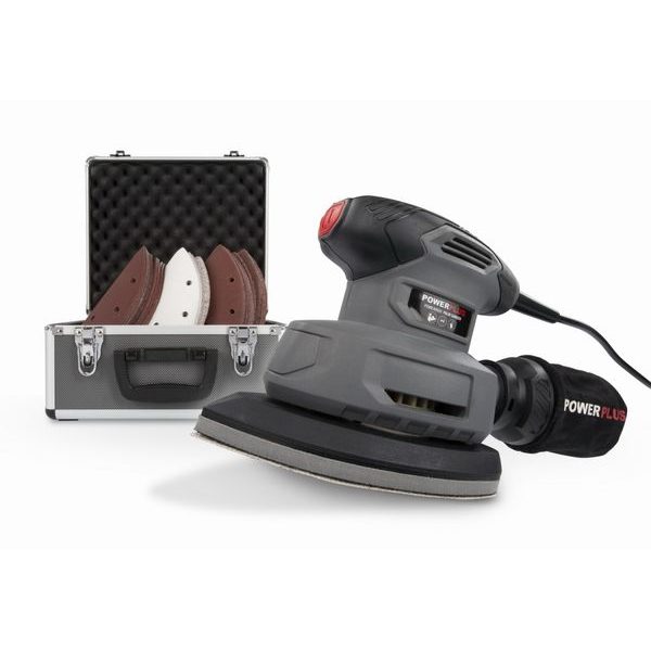 POWERPLUS POWESET5 VIBRAČNÍ MINI DELTA BRUSKA 140 W SET - LEVNÉ VIBRAČNÍ A DELTA BRUSKY{% if zbozi.kategorie.adresa_nazvy[0] != zbozi.kategorie.nazev %} - ELEKTRICKÉ NÁŘADÍ{% endif %}