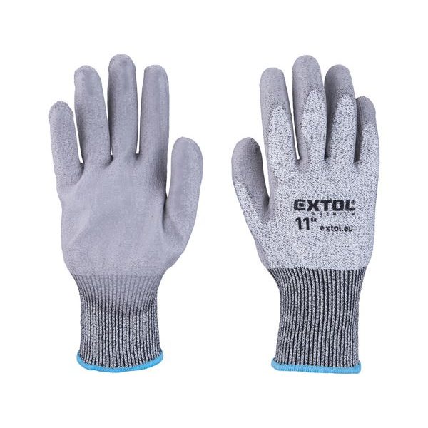 EXTOL PREMIUM RUKAVICE S VYSOKOU ODOLNOSTÍ PROTI PROŘEZU, POLOMÁČENÉ V PU, VELIKOST 11", 8856699 - PRACOVNÍ RUKAVICE{% if zbozi.kategorie.adresa_nazvy[0] != zbozi.kategorie.nazev %} - PŘÍSLUŠENSTVÍ{% endif %}