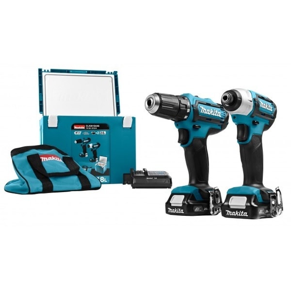 MAKITA CLX201SAX6 - AKU SADA DF331DZ+TD110DZ+2XAKU+TAŠKA+BOX LI-ION 10,8V CXT - AKU ŠROUBOVÁK 3,6 - 10.8 V{% if zbozi.kategorie.adresa_nazvy[0] != zbozi.kategorie.nazev %} - AKU NÁŘADÍ{% endif %}