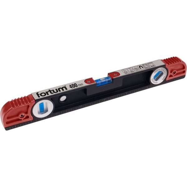 FORTUM VODOVÁHA KOVOVÁ S MAGNETY, 400MM, 3LIBELY (1X360°OTOČNÁ), 4783544 - VODOVÁHY{% if zbozi.kategorie.adresa_nazvy[0] != zbozi.kategorie.nazev %} - MĚŘÍCÍ TECHNIKA{% endif %}