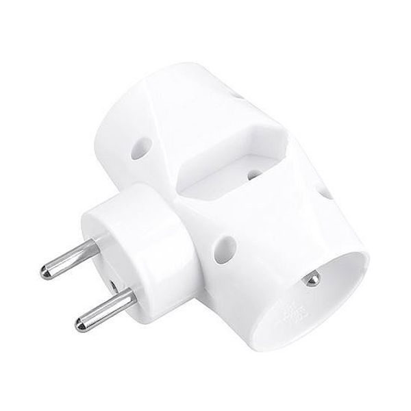 ROZBOČKA 2,5A + 2X10A, BÍLÁ - ROZBOČKY / ROZDVOJKY, ROZTROJKY 230V{% if zbozi.kategorie.adresa_nazvy[0] != zbozi.kategorie.nazev %} - DŮM A DOMÁCNOST, ELEKTRO..{% endif %}