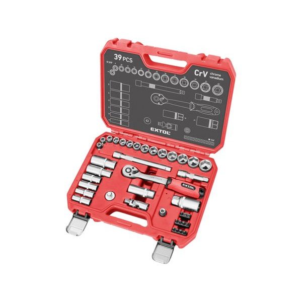 EXTOL PREMIUM HLAVICE NÁSTRČNÉ, SADA 39KS, 3/8", 3/8", 8818322 - GOLA SADY{% if zbozi.kategorie.adresa_nazvy[0] != zbozi.kategorie.nazev %} - RUČNÍ NÁŘADÍ{% endif %}