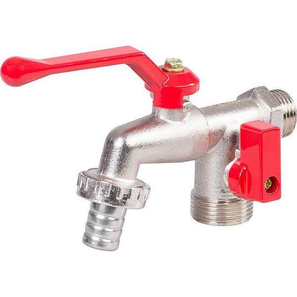 VENTIL ZAHRADNÍ - KOHOUT 3/4"-1/2" 2X VÝSTUP 3/4" - ZAHRADNÍ KOHOUTKY{% if zbozi.kategorie.adresa_nazvy[0] != zbozi.kategorie.nazev %} - ZAHRADA{% endif %}