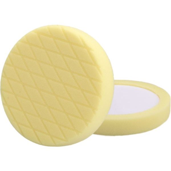 EXTOL PREMIUM KOTOUČ LEŠTÍCÍ PĚNOVÝ, DIAMANTOVÝ VZOR, T80, ŽLUTÝ, ⌀180X35MM, ZAPUŠTĚNÝ SUCHÝ ZIP ⌀150MM, 8804538 - PRO LEŠTIČKY{% if zbozi.kategorie.adresa_nazvy[0] != zbozi.kategorie.nazev %} - PŘÍSLUŠENSTVÍ{% endif %}