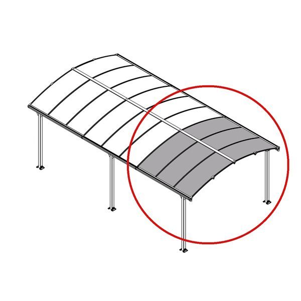 PALRAM - CANOPIA ROZŠIŘOVACÍ MODUL PRO PŘÍSTŘEŠKY ŘADY ARCADIA (210 CM) - PŘÍSTŘEŠKY VCHODOVÉ, PRO AUTA{% if zbozi.kategorie.adresa_nazvy[0] != zbozi.kategorie.nazev %} - DŮM A DOMÁCNOST, ELEKTRO..{% endif %}