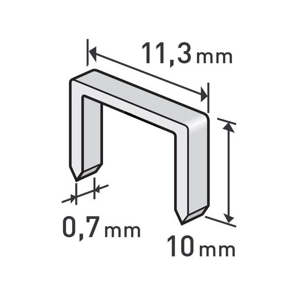 EXTOL PREMIUM SPONY, BALENÍ 1000KS, 10MM, 11,3X0,52X0,70MM, 8852503 - SPONY DO SPONKOVAČKY{% if zbozi.kategorie.adresa_nazvy[0] != zbozi.kategorie.nazev %} - PŘÍSLUŠENSTVÍ{% endif %}